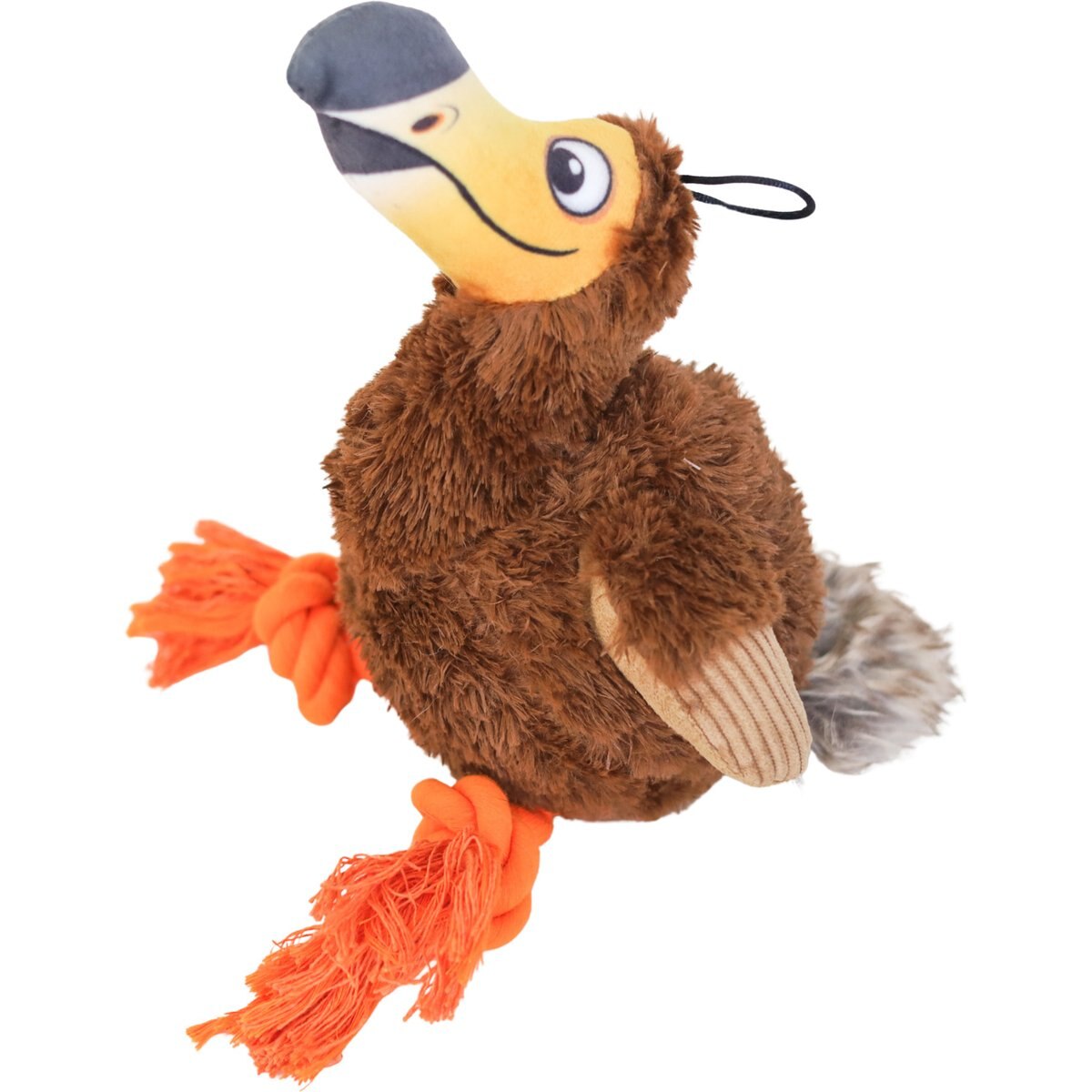 SteelDog USA Ruffian Bird Dodo Squeaky Plush Dog Toy