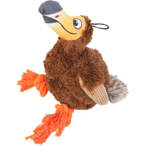 SteelDog USA Ruffian Bird Dodo Squeaky Plush Dog Toy