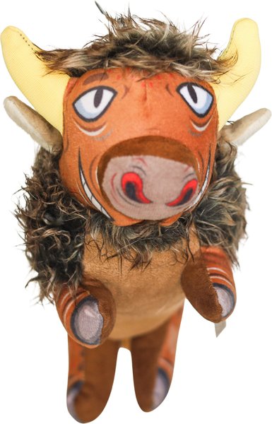 Show full view: SteelDog USA Ruffian Prairie Buffalo Squeaky Plush Dog Toy slide 1 of 5