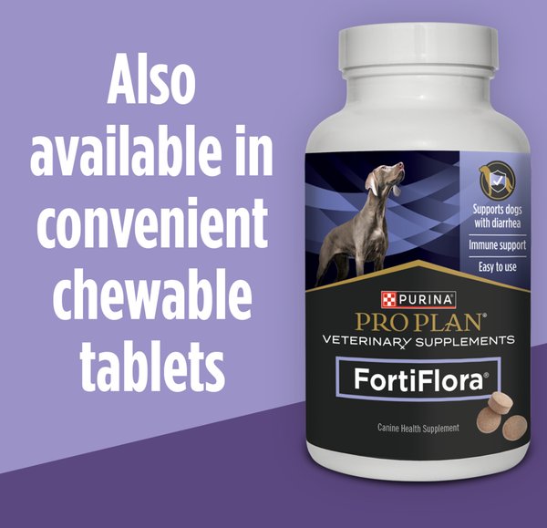 Purina Pro Plan Veterinary Diets FortiFlora Powder Probiotic Digestive Supplement for Dogs