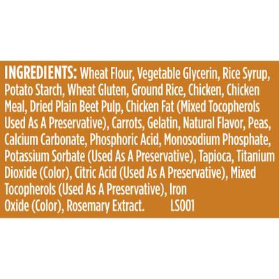 Show full view: Nutrish Soup Bones Minis Chews with Real Chicken & Veggies Dog Treats, 6.3-oz pouch (Rachael Ray) slide 9 of 12