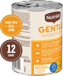 Nutrish Gentle Digestion Lamb, Pumpkin & Chicken Chunks in Gravy Canned Dog Food, 13-oz can, case of 12 (Rachael Ray) slide 2 of 8