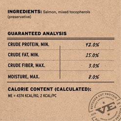 Vital Essentials Salmon Bites Freeze-Dried Dog Treats, 5-oz bag slide 2 of 8