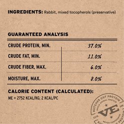 Vital Essentials Rabbit Bites Freeze-Dried Dog Treats, 2-oz bag slide 2 of 8