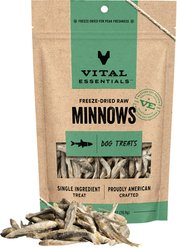 Vital Essentials Minnows Freeze-Dried Raw Dog Treats, 2.5-oz bag