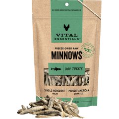 Vital Essentials Minnows Freeze-Dried Raw Dog Treats, 2.5-oz bag
