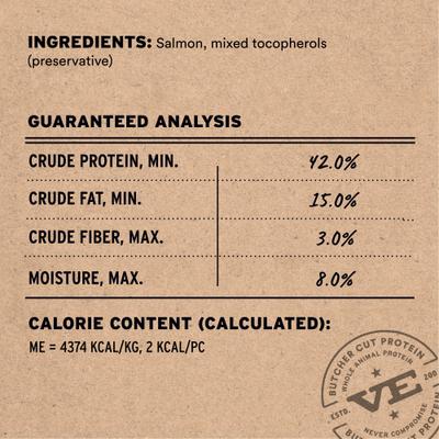 Show full view: Vital Essentials Salmon Bites Freeze-Dried Raw Cat Treats, 1.1-oz bag slide 4 of 10