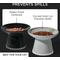 Show in main carousel: Necoichi Extra Wide Raised Basic Edition Non-Skid Elevated Cat Bowl, Grey, 1.5-cup, 2 count slide 6 of 11