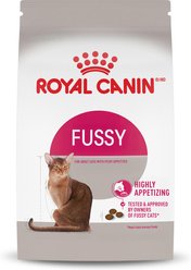 Royal Canin Fussy Adult Dry Cat Food, 12-oz bag