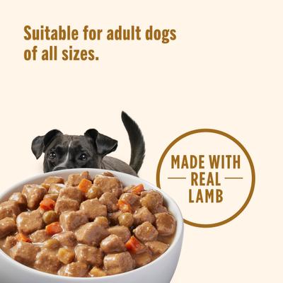 Show full view: Nutrish Gentle Digestion Lamb, Pumpkin & Chicken Chunks in Gravy Canned Dog Food, 13-oz can, case of 12 (Rachael Ray) slide 7 of 12