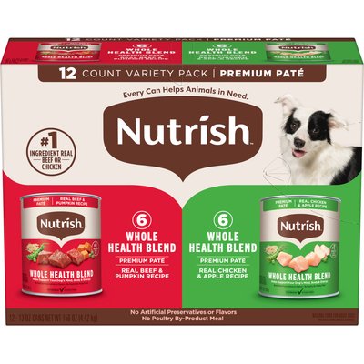 Rachael Ray Nutrish Rachael Ray Nutrish Premium Pate Variety Pack Wet Dog Food, 13-oz can, case of 12