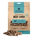 Vital Essentials Beef Liver Freeze-Dried Raw Dog Treats, 15-oz bag