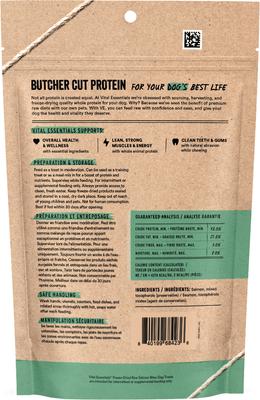 Show full view: Vital Essentials Salmon Bites Grain-Free Freeze-Dried Raw Dog Treats, 5-oz bag slide 3 of 9