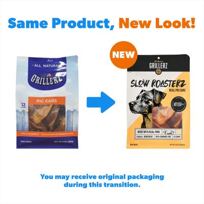 Show full view: Grillerz Smoked Pig Ears Dog Treats, 12 count slide 3 of 9