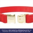 Show in main carousel: Frisco Velvet Dog Collar with Removable Gift Bow, L/XL: 18 to 26-in neck, 1-in wide slide 4 of 10