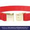 Show in main carousel: Frisco Christmas Velvet Dog Collar with Removable Gift Bow, L/XL: 18 to 26-in neck, 1-in wide slide 4 of 10