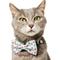 Show in main carousel: Frisco Christmas Peppermint Print Breakaway Cat Collar with Bell & Removable Bow, 8 to 12-in neck, 3/8-in wide slide 5 of 10