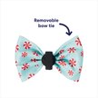 Show in main carousel: Frisco Peppermint Print Dog Collar with Removable Bow, L/XL: 18 to 26-in neck, 1-in wide slide 2 of 10