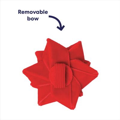 Show full view: Frisco Christmas Velvet Dog Collar with Removable Gift Bow, XS: 8 to 12-in neck, 5/8-in wide slide 2 of 10