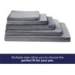 Show in main carousel: Frisco Quilted Orthopedic Pillow Lounger Cat & Dog Bed with Removable Cover, Gray, Medium slide 7 of 10