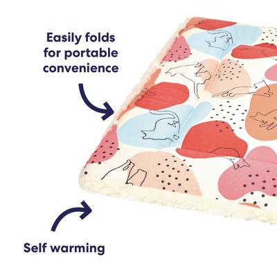 Show full view: Frisco Sherpa Reversible Cat Mat, Calico Cat slide 4 of 8