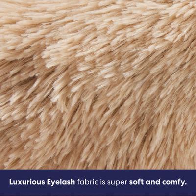 Show full view: Frisco Faux Long Fur Bolster Cat & Dog Couch Cover, Sand slide 4 of 9