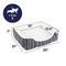Show in main carousel: Frisco Sherpa Bolster Cat & Dog Bed, Southwest Stripe, Small slide 2 of 10