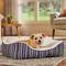 Show in main carousel: Frisco Sherpa Bolster Cat & Dog Bed, Southwest Stripe, Small slide 1 of 10