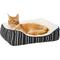 Show in main carousel: Frisco Sherpa Bolster Cat & Dog Bed, Southwest Stripe, Small slide 3 of 10