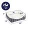 Show in main carousel: Frisco Sherpa Bolster Cat & Dog Bed, Southwest Stripe, X-Small slide 3 of 11