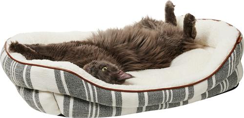 Show full view: Frisco Farmhouse Double Bolster Dog & Cat Cuddler, Medium slide 3 of 10