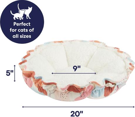 Show full view: Frisco Adjustable Bolster Cat Bed, Calico Cat slide 2 of 8