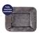 Show in main carousel: Frisco Herringbone Cuffed Cuddler Dog & Cat Bed, Grey, Small slide 6 of 10