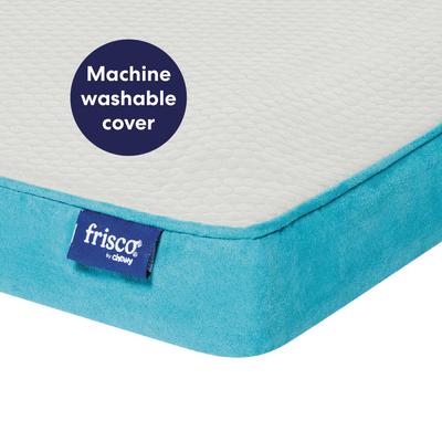 Show full view: Frisco Cooling Orthopedic Pillow Dog Bed with Removable Cover, Blue, X-Large slide 4 of 9