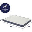 Show in main carousel: Frisco Cooling Orthopedic Pillow Dog Bed w/Removable Cover, Gray, XX-Large slide 2 of 9
