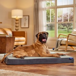 Frisco Cooling Orthopedic Pillow Dog Bed w/Removable Cover, Gray, XX-Large