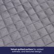 Show in main carousel: Frisco Quilted Orthopedic Pillow Lounger Cat & Dog Bed with Removable Cover, Gray, Medium slide 4 of 10
