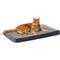 Show in main carousel: Frisco Quilted Orthopedic Pillow Lounger Cat & Dog Bed with Removable Cover, Gray, Medium slide 3 of 10