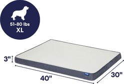 Frisco Cooling Orthopedic Pillow Dog Bed with Removable Cover, Gray, X-Large slide 2 of 8