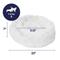 Show in main carousel: Frisco Long Faux Fur Donut Cat & Dog Bed, Silver, Small slide 2 of 10