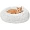 Show in main carousel: Frisco Long Faux Fur Donut Cat & Dog Bed, Silver, Small slide 3 of 10