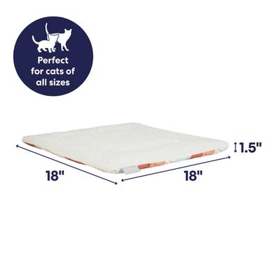 Show full view: Frisco Sherpa Reversible Cat Mat, Calico Cat slide 2 of 8