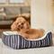 Show in main carousel: Frisco Sherpa Bolster Cat & Dog Bed, Southwest Stripe, X-Small slide 1 of 11