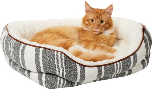 Show full view: Frisco Farmhouse Double Bolster Dog & Cat Cuddler, Small slide 3 of 10