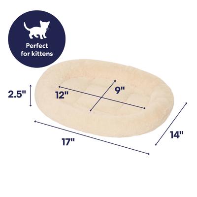 Frisco Self-Warming Bolster Kitten Bed