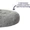 Show in main carousel: Frisco Long Faux Fur Donut Cat & Dog Bed, Smoky Gray, Large slide 4 of 9