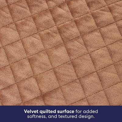 Show full view: Frisco Quilted Orthopedic Pillow Lounger Cat & Dog Bed with Removable Cover, Beige, Large slide 3 of 9