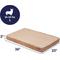 Show in main carousel: Frisco Quilted Orthopedic Pillow Lounger Cat & Dog Bed with Removable Cover, Beige, Large slide 2 of 9
