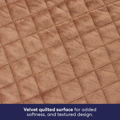 Show full view: Frisco Quilted Orthopedic Pillow Lounger Cat & Dog Bed with Removable Cover, Beige, Medium slide 4 of 10