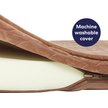 Show in main carousel: Frisco Quilted Orthopedic Pillow Lounger Cat & Dog Bed with Removable Cover, Beige, Small slide 6 of 10